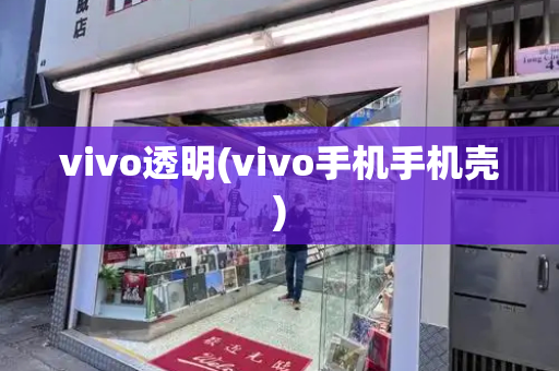 vivo透明(vivo手机手机壳)-第1张图片-星选测评