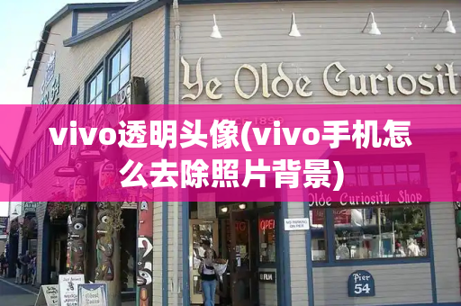 vivo透明头像(vivo手机怎么去除照片背景)