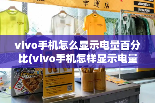 vivo手机怎么显示电量百分比(vivo手机怎样显示电量)-第1张图片-星选测评