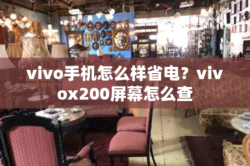 vivo手机怎么样省电？vivox200屏幕怎么查-第1张图片-星选测评