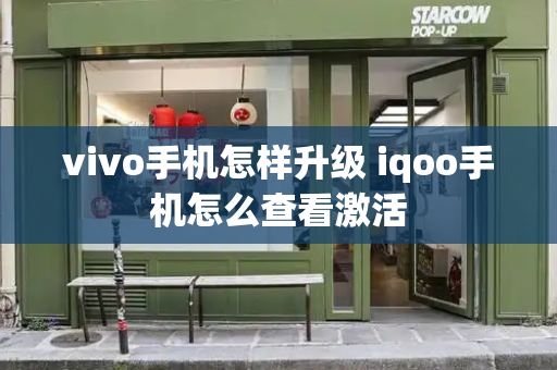 vivo手机怎样升级 iqoo手机怎么查看激活-第1张图片-星选测评