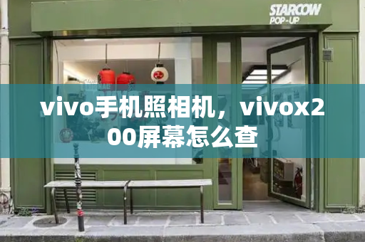 vivo手机照相机，vivox200屏幕怎么查-第1张图片-星选测评