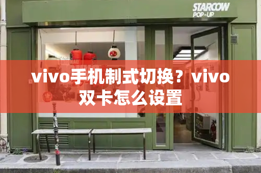 vivo手机制式切换？vivo双卡怎么设置