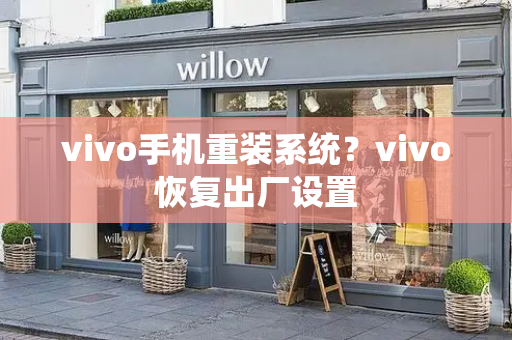 vivo手机重装系统？vivo恢复出厂设置