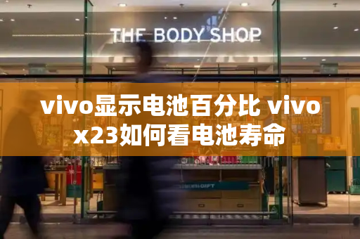 vivo显示电池百分比 vivox23如何看电池寿命