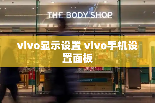 vivo显示设置 vivo手机设置面板-第1张图片-星选测评