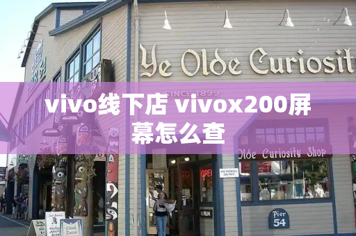 vivo线下店 vivox200屏幕怎么查