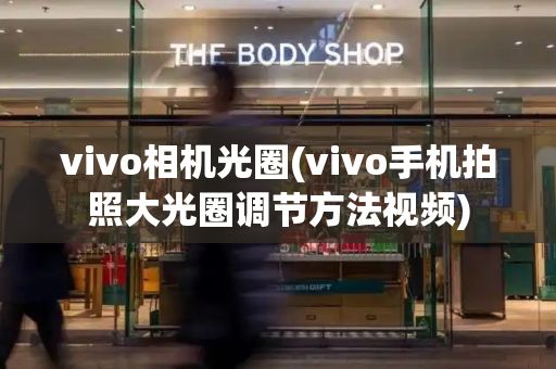 vivo相机光圈(vivo手机拍照大光圈调节方法视频)-第1张图片-星选测评