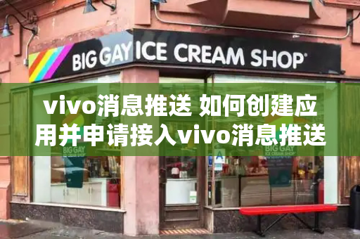 vivo消息推送 如何创建应用并申请接入vivo消息推送服务