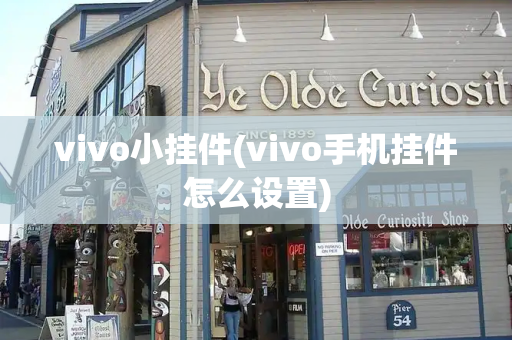vivo小挂件(vivo手机挂件怎么设置)