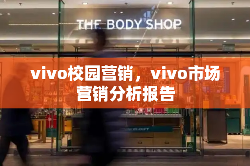 vivo校园营销，vivo市场营销分析报告