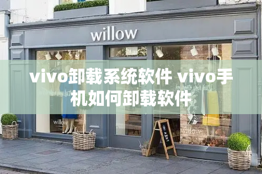 vivo卸载系统软件 vivo手机如何卸载软件-第1张图片-星选测评
