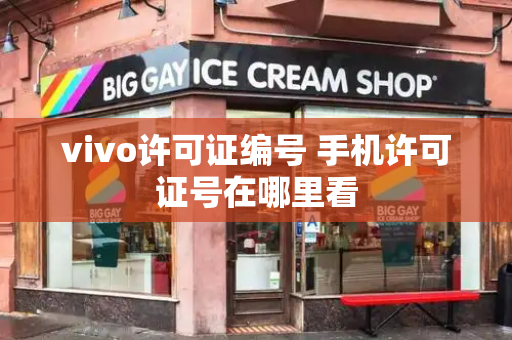 vivo许可证编号 手机许可证号在哪里看