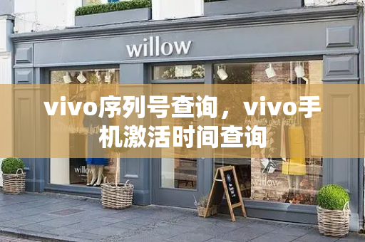 vivo序列号查询，vivo手机激活时间查询