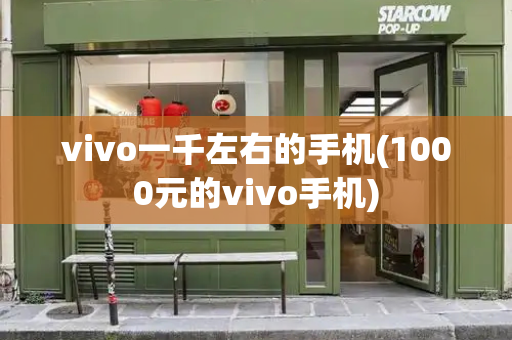 vivo一千左右的手机(1000元的vivo手机)