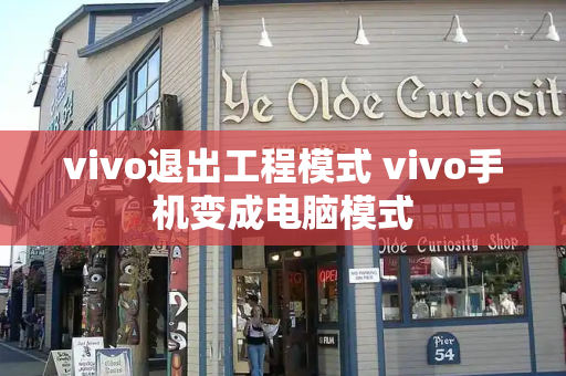 vivo退出工程模式 vivo手机变成电脑模式