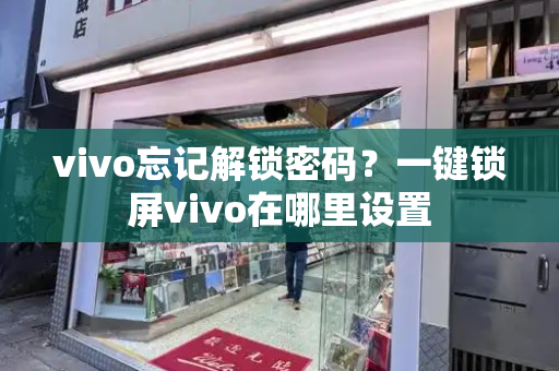 vivo忘记解锁密码？一键锁屏vivo在哪里设置