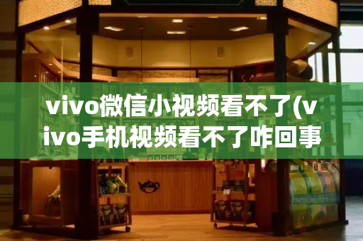vivo微信小视频看不了(vivo手机视频看不了咋回事)