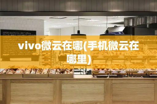 vivo微云在哪(手机微云在哪里)