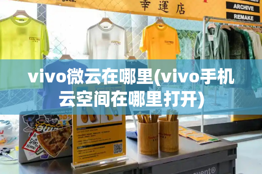 vivo微云在哪里(vivo手机云空间在哪里打开)