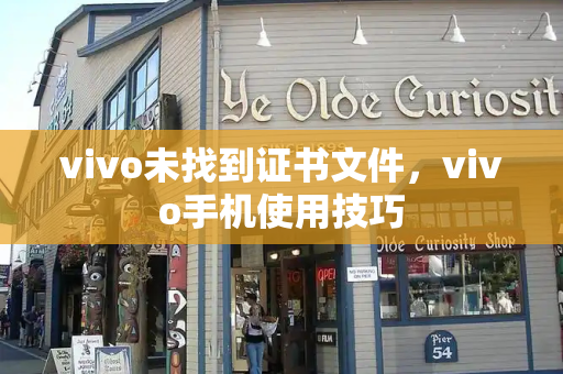 vivo未找到证书文件，vivo手机使用技巧