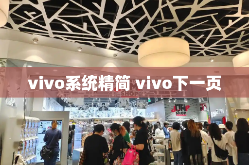 vivo系统精简 vivo下一页