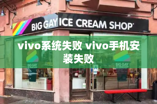 vivo系统失败 vivo手机安装失败