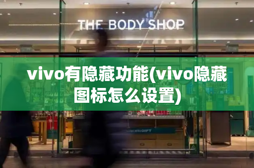 vivo有隐藏功能(vivo隐藏图标怎么设置)