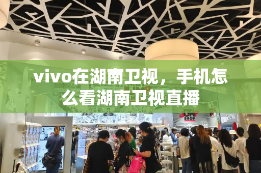 vivo在湖南卫视，手机怎么看湖南卫视直播