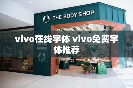 vivo在线字体 vivo免费字体推荐-第1张图片-星选测评