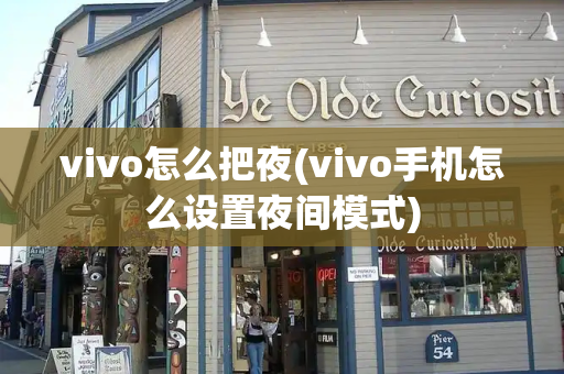 vivo怎么把夜(vivo手机怎么设置夜间模式)