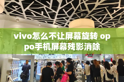 vivo怎么不让屏幕旋转 oppo手机屏幕残影消除