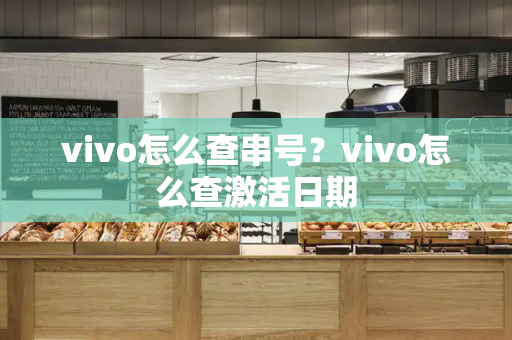 vivo怎么查串号？vivo怎么查激活日期-第1张图片-星选测评