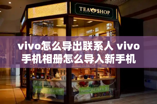 vivo怎么导出联系人 vivo手机相册怎么导入新手机-第1张图片-星选测评