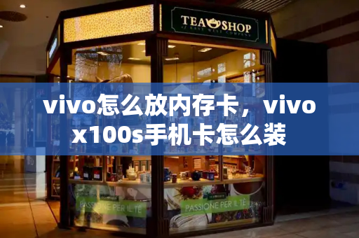 vivo怎么放内存卡，vivox100s手机卡怎么装-第1张图片-星选测评