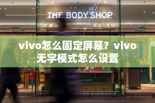 vivo怎么固定屏幕？vivo无字模式怎么设置-第1张图片-星选测评