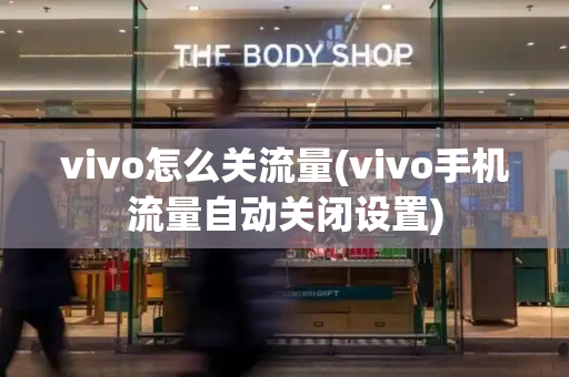 vivo怎么关流量(vivo手机流量自动关闭设置)