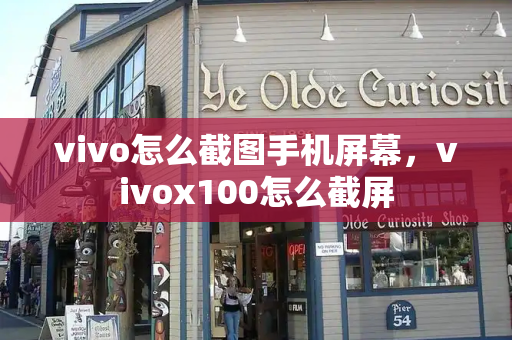 vivo怎么截图手机屏幕，vivox100怎么截屏-第1张图片-星选测评