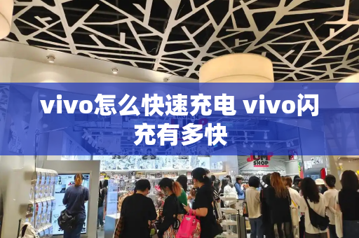 vivo怎么快速充电 vivo闪充有多快-第1张图片-星选测评