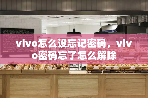 vivo怎么设忘记密码，vivo密码忘了怎么解除-第1张图片-星选测评