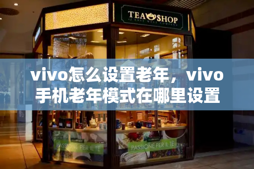 vivo怎么设置老年，vivo手机老年模式在哪里设置-第1张图片-星选测评
