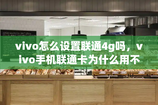 vivo怎么设置联通4g吗，vivo手机联通卡为什么用不了-第1张图片-星选测评