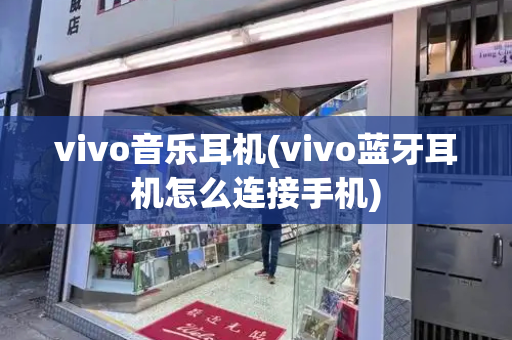 vivo音乐耳机(vivo蓝牙耳机怎么连接手机)-第1张图片-星选测评