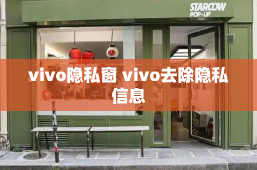 vivo隐私窗 vivo去除隐私信息