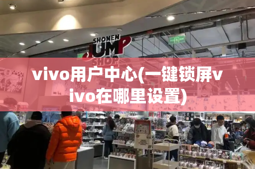 vivo用户中心(一键锁屏vivo在哪里设置)