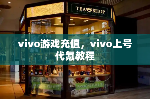 vivo游戏充值，vivo上号代氪教程