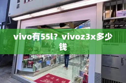 vivo有55l？vivoz3x多少钱-第1张图片-星选测评