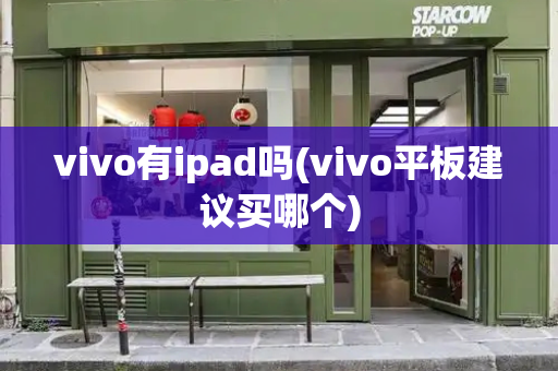 vivo有ipad吗(vivo平板建议买哪个)-第1张图片-星选测评
