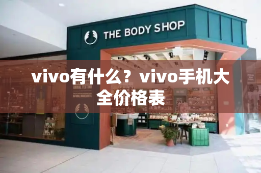 vivo有什么？vivo手机大全价格表-第1张图片-星选测评