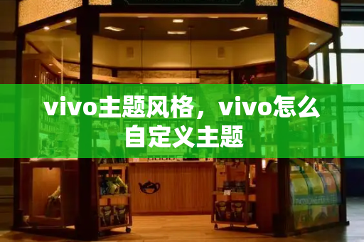 vivo主题风格，vivo怎么自定义主题